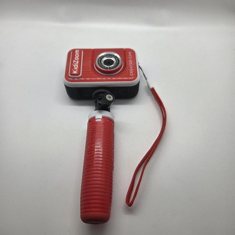 VTech KidiZoom Creator Cam HD Video Kids Red Digital Camera Tested Working